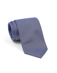 Silver Geometric Tie