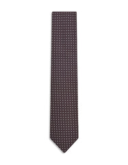 Chocolate Geometric Tie
