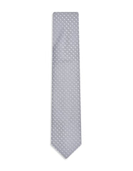 Grey Geometric Tie