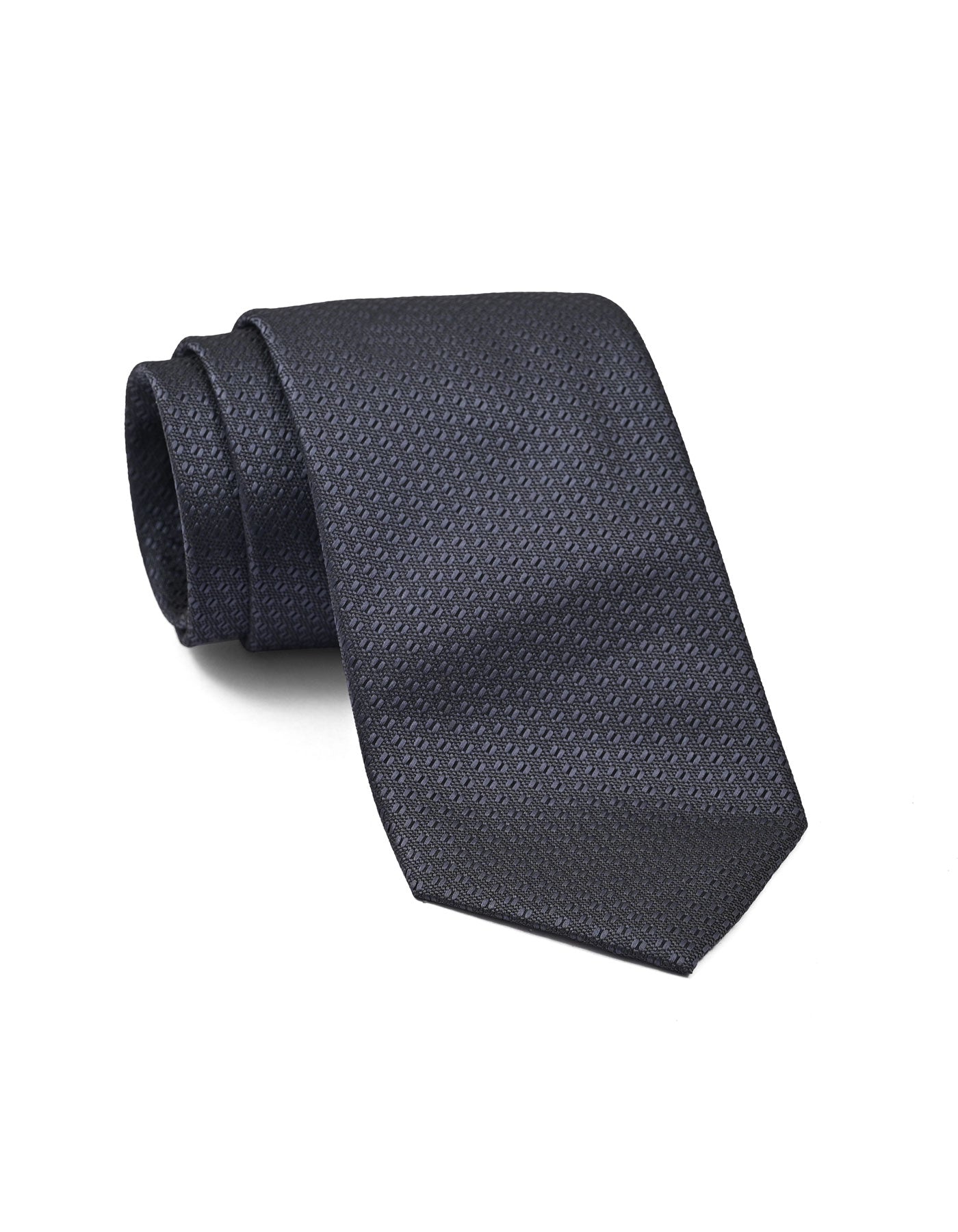 Charcoal Geometric Tie