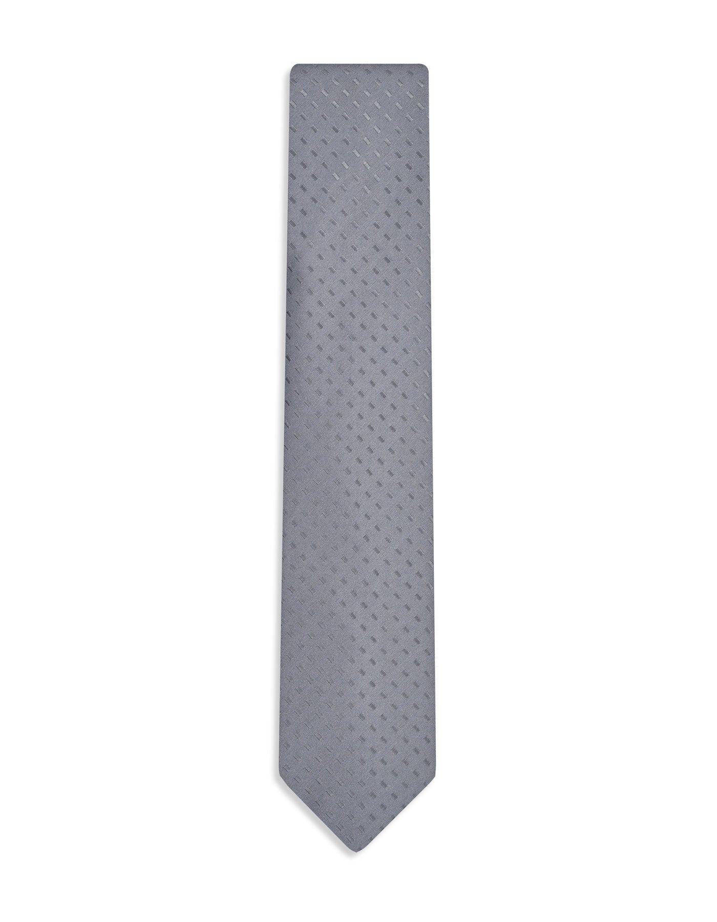 Grey Geometric Tie
