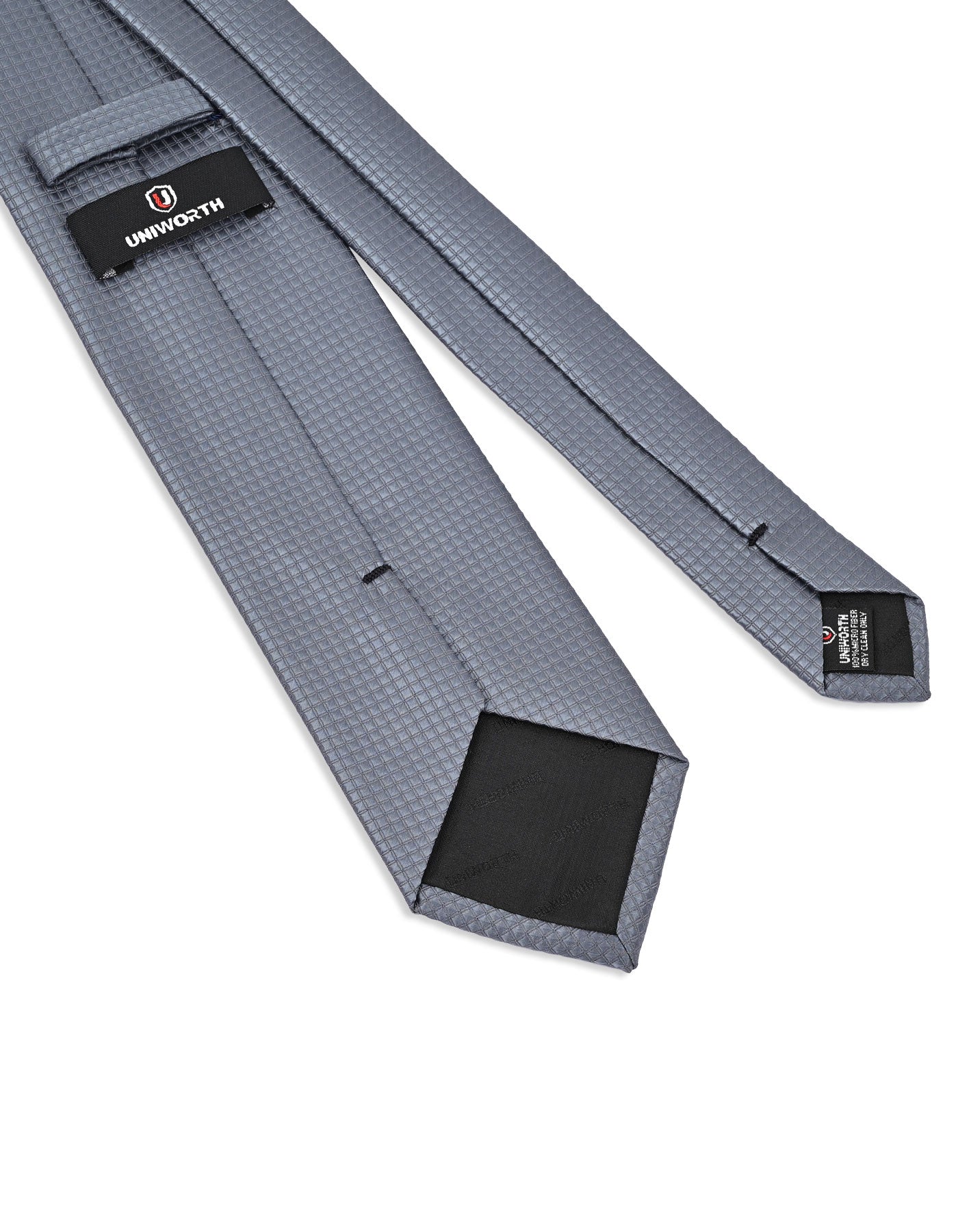 Grey Geometric Tie