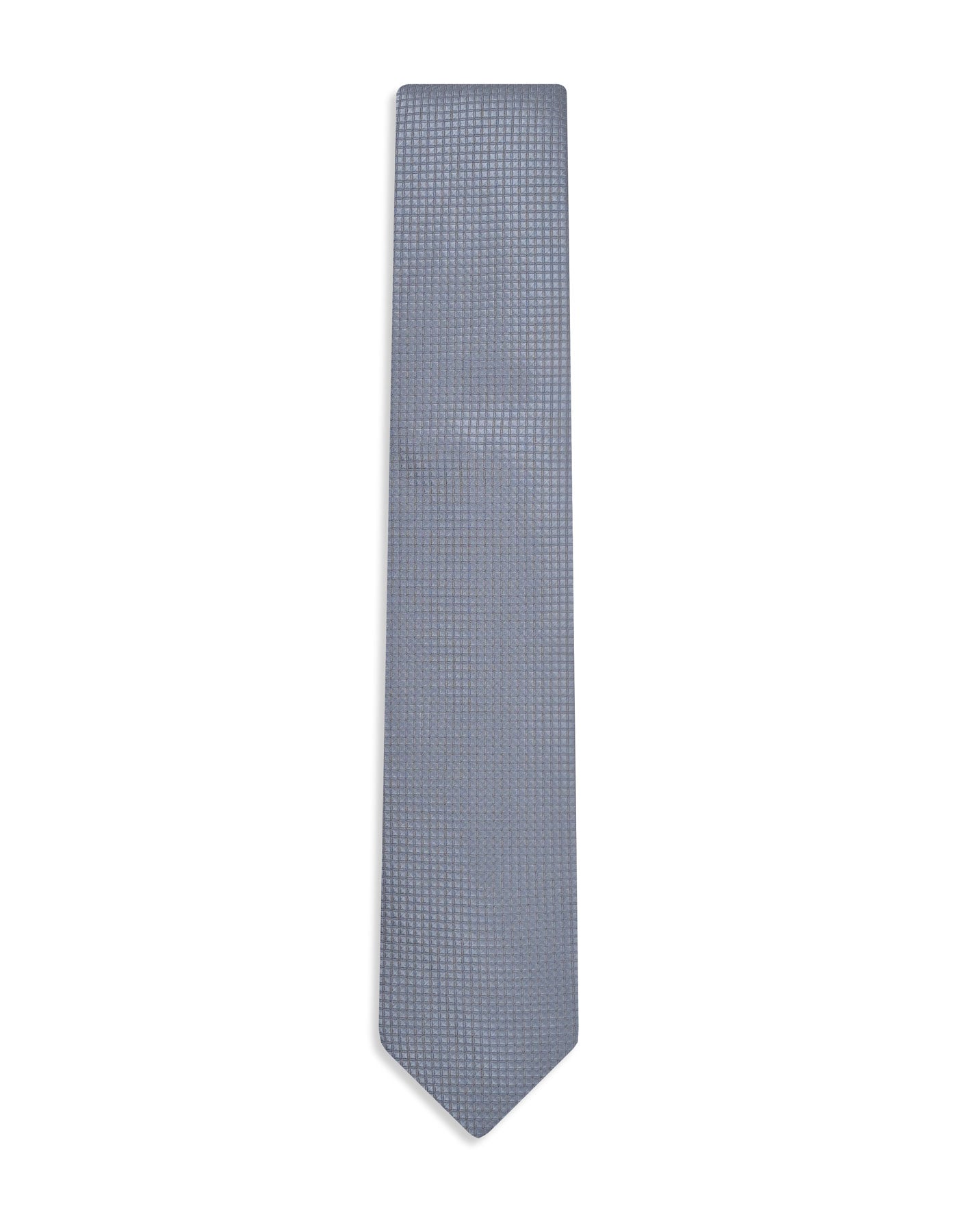 Grey Geometric Tie
