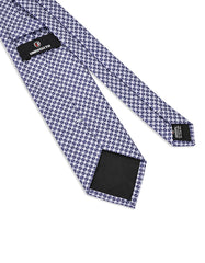 Silver Geometric Tie