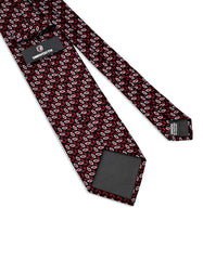 Red Geometric Tie