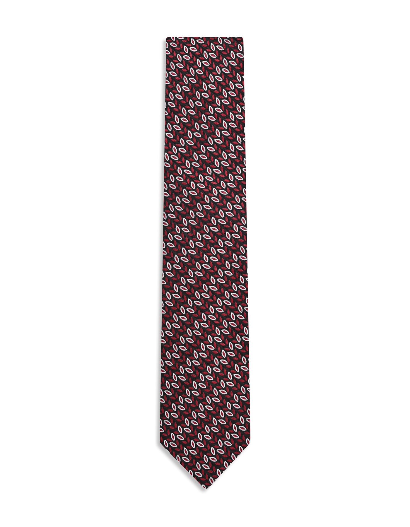 Red Geometric Tie