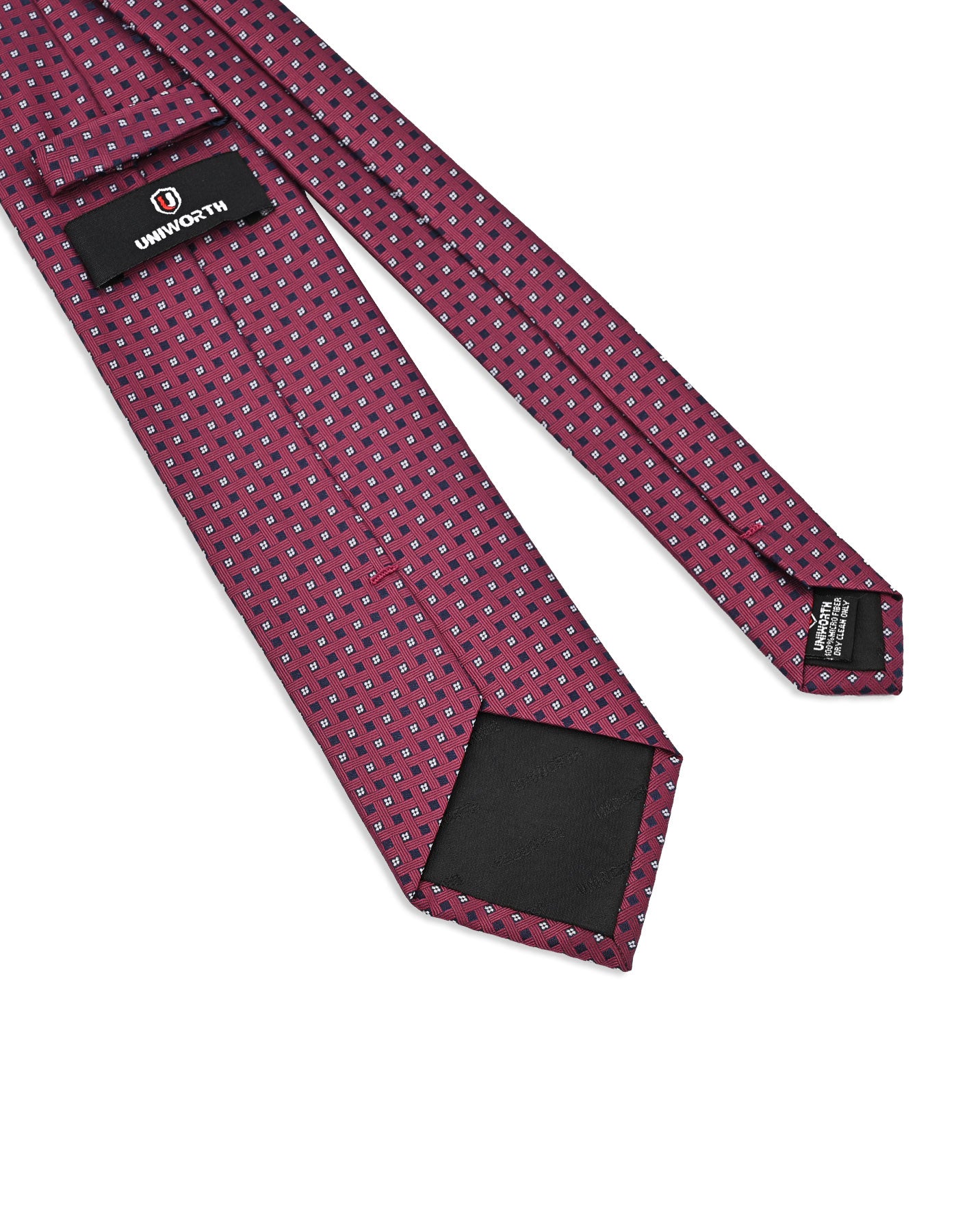 Maroon Dotted Tie