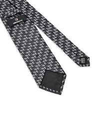 Black Geometric Tie