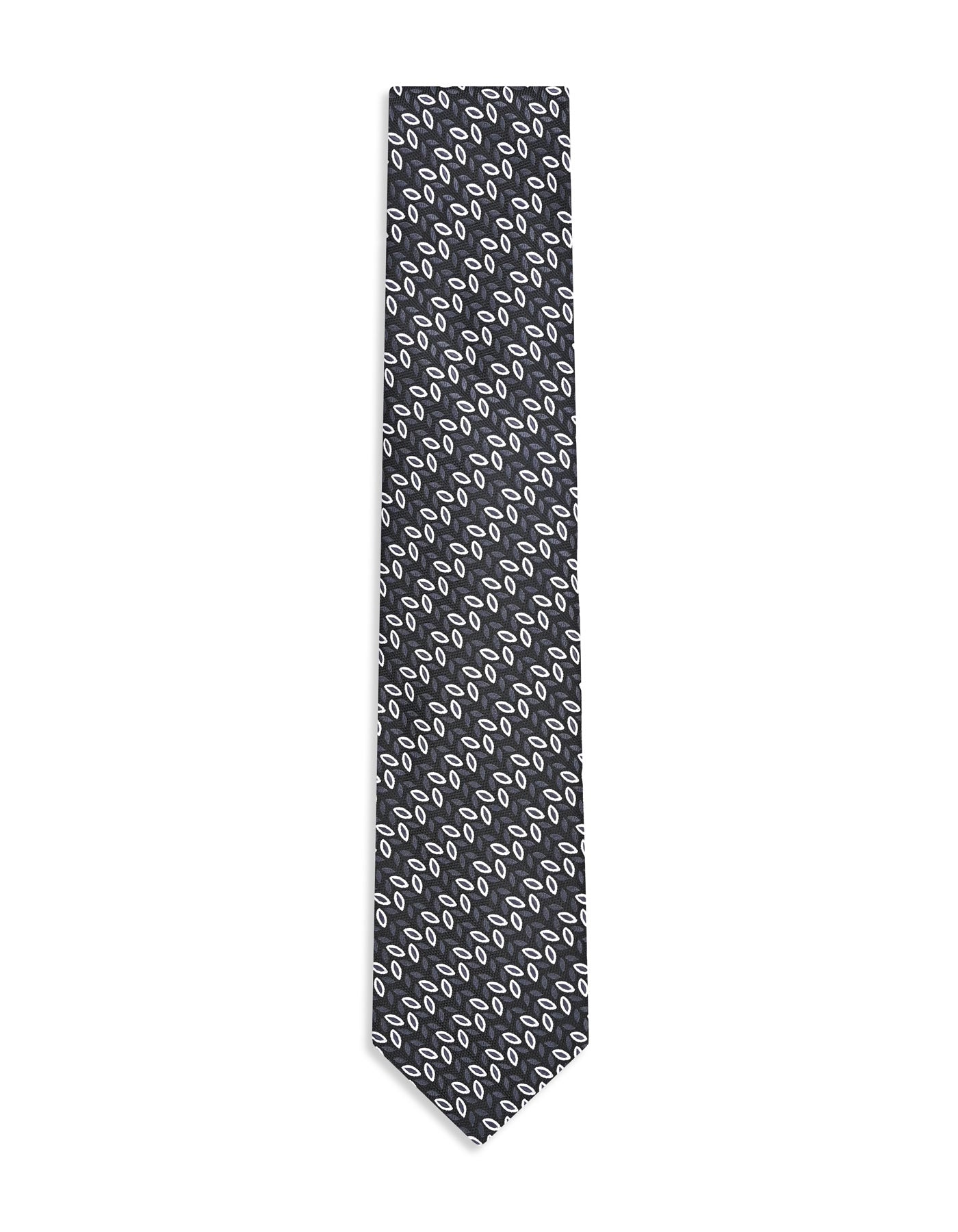 Black Geometric Tie