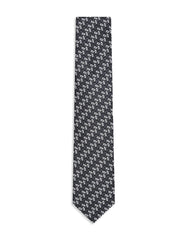 Black Geometric Tie