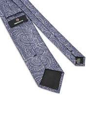 Grey Paisley Tie