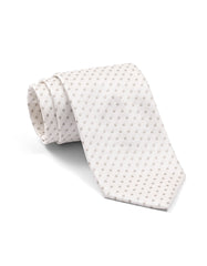 L Beige Geometric Tie