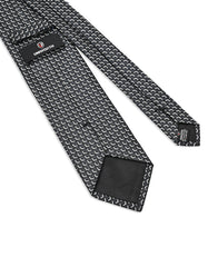 Charcoal Geometric Tie