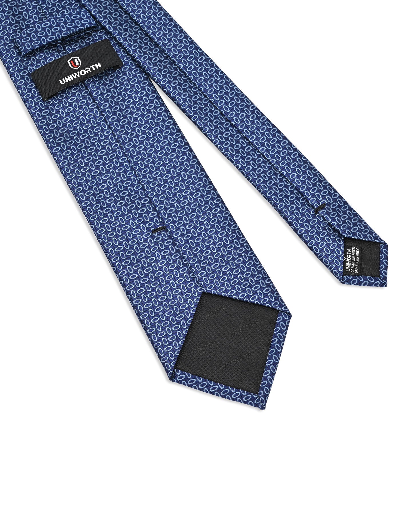 Blue Geometric Tie