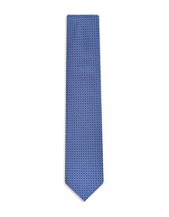 Blue Geometric Tie