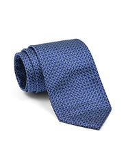 Blue Geometric Tie
