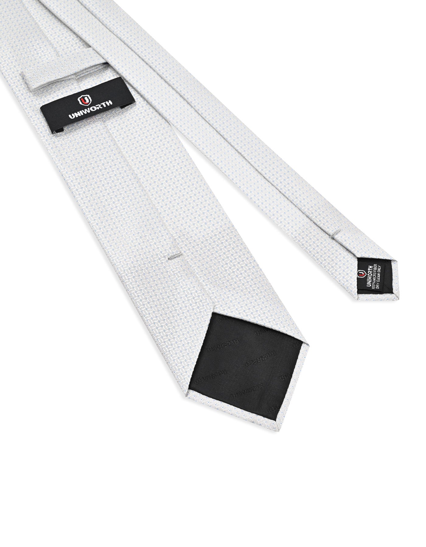Off White Geometric Tie