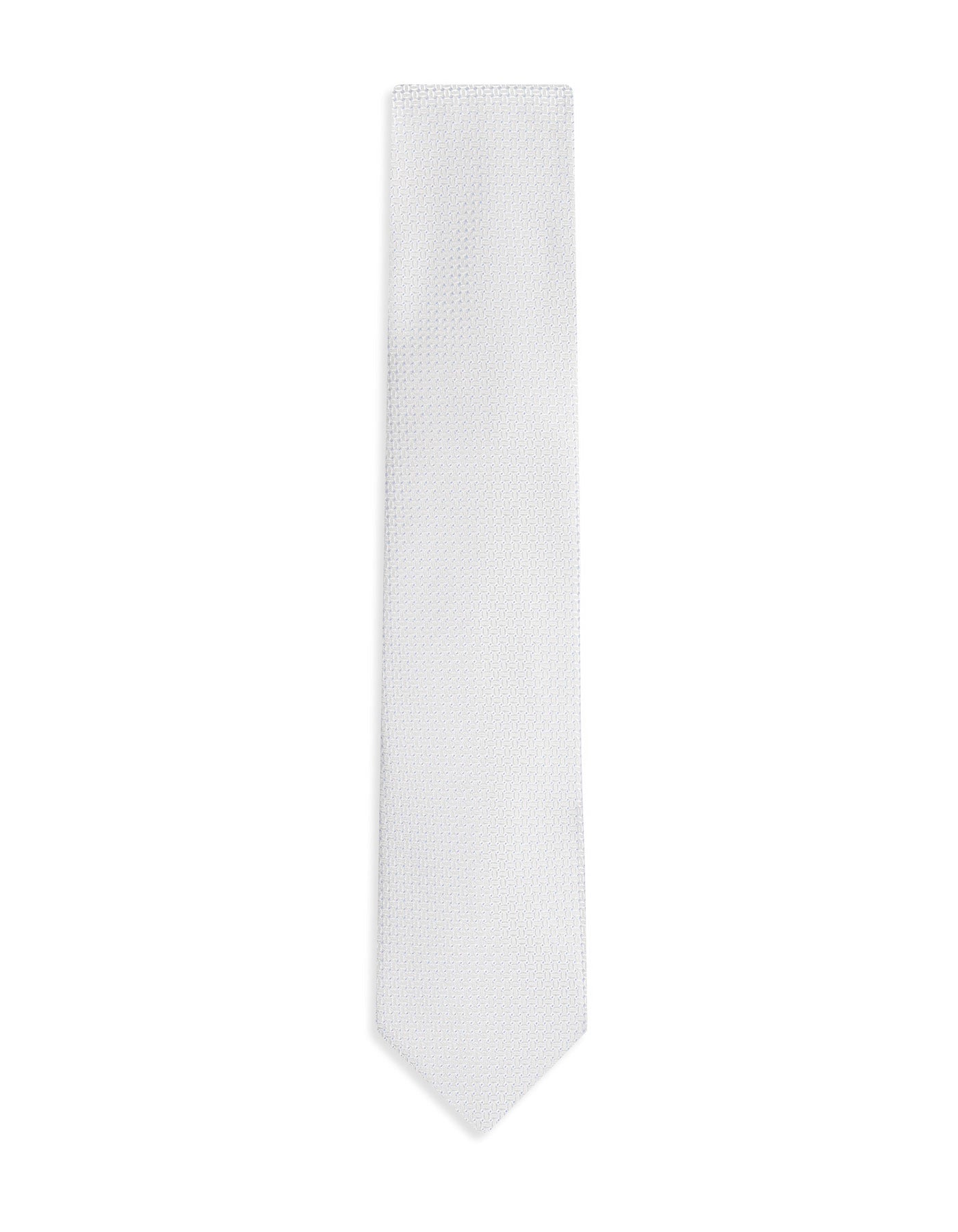 Off White Geometric Tie