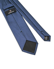 Navy Blue Geometric Tie