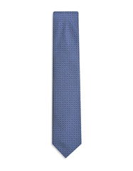 Navy Blue Geometric Tie