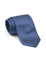 Navy Blue Geometric Tie