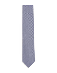 Silver Geometric Tie