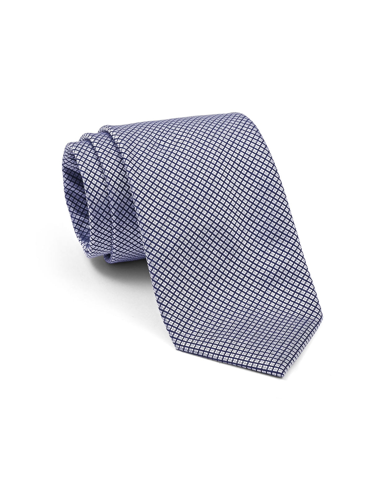 Silver Geometric Tie