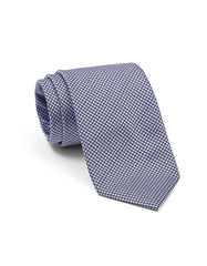 Silver Geometric Tie