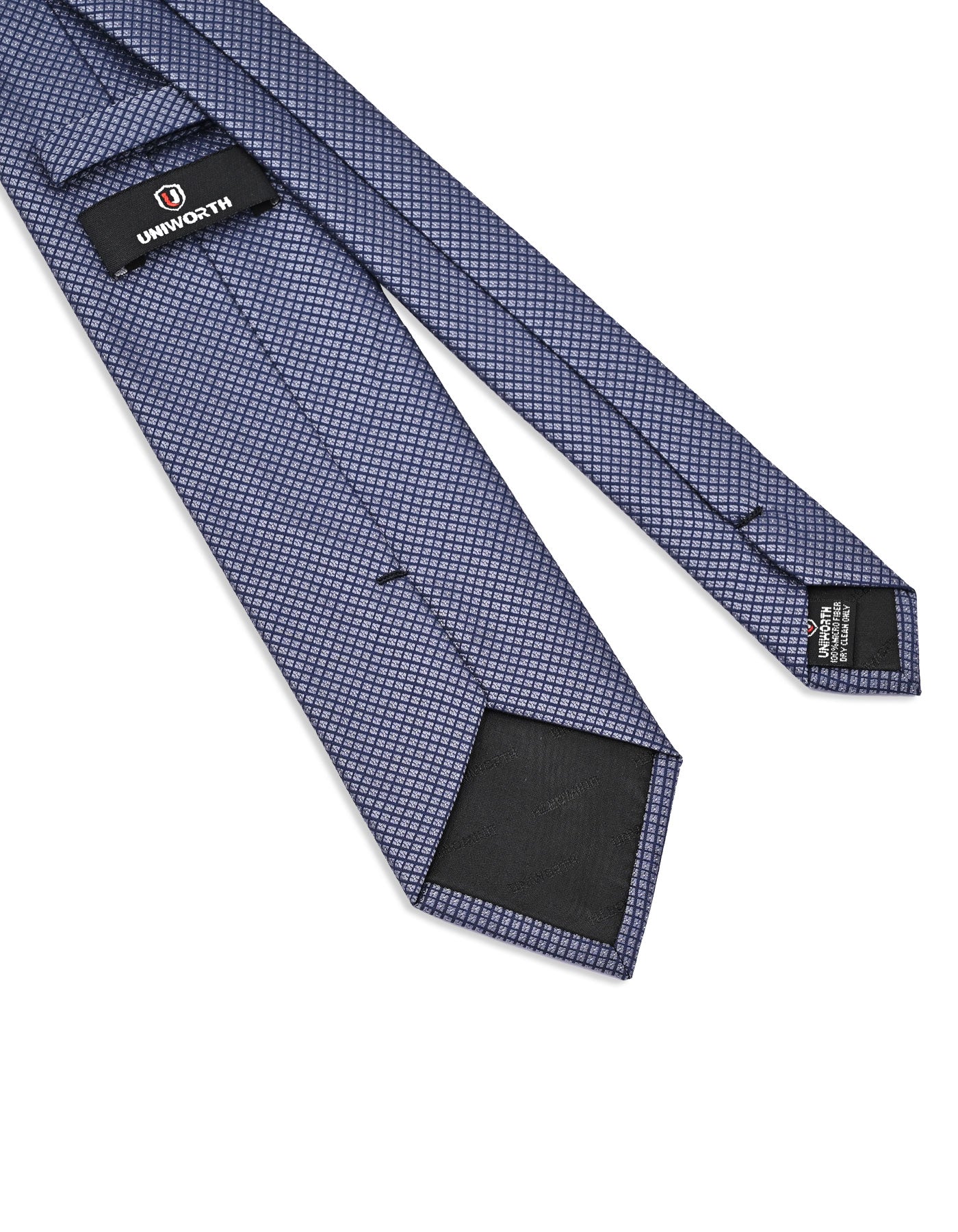 D Grey Geometric Tie