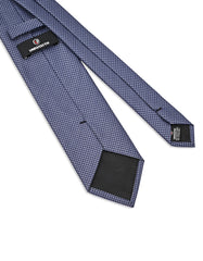 D Grey Geometric Tie