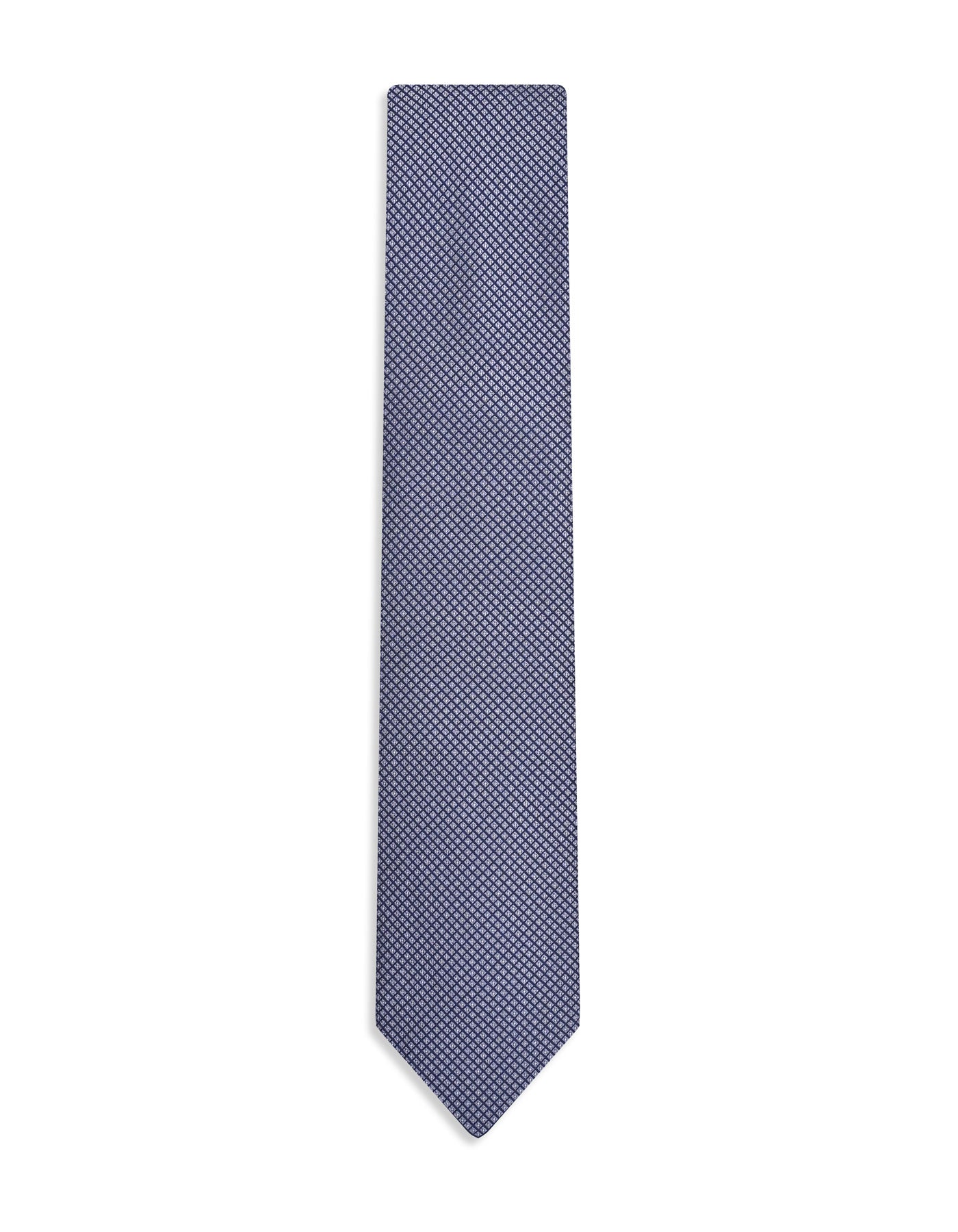 D Grey Geometric Tie