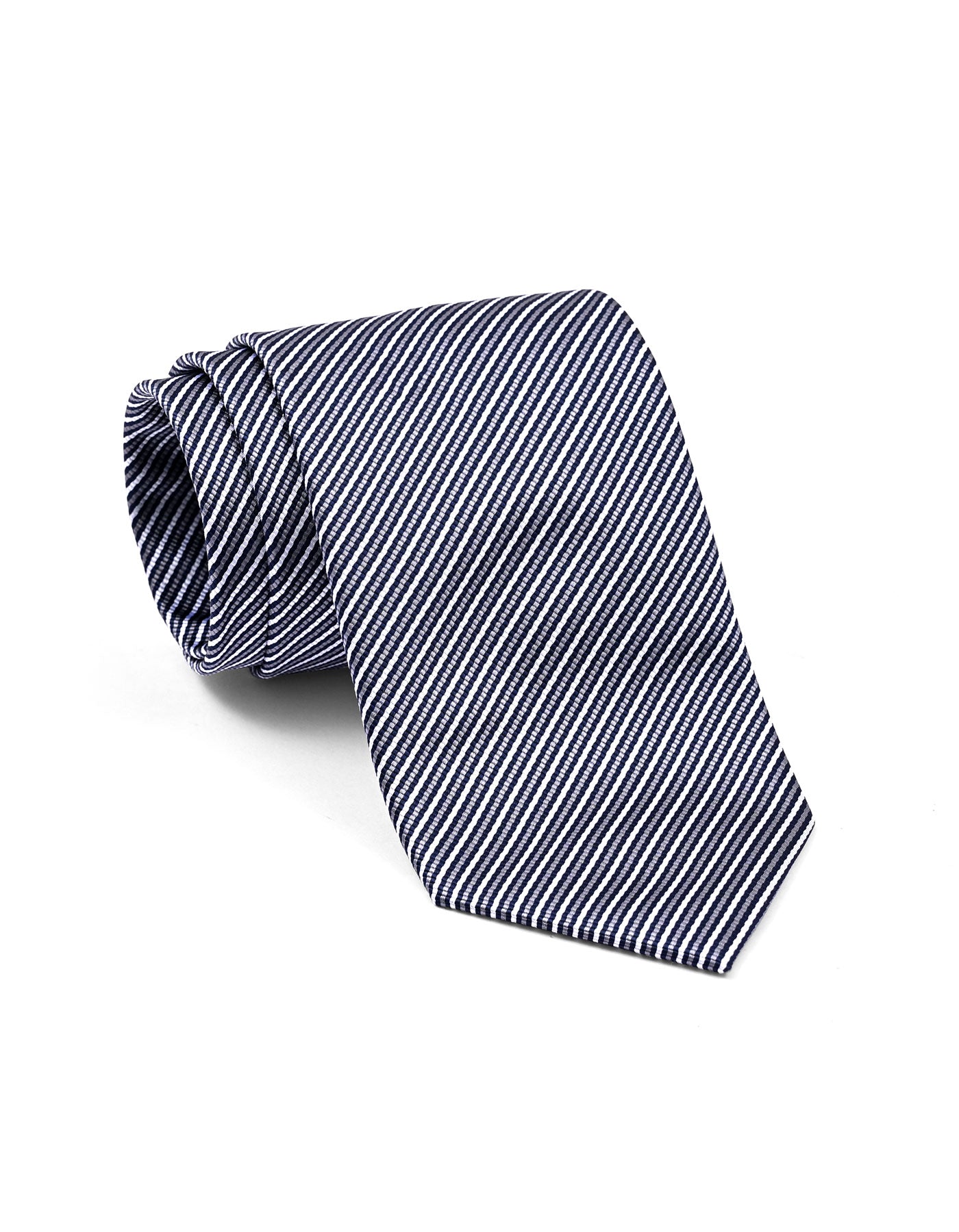 Navy Stripe Tie