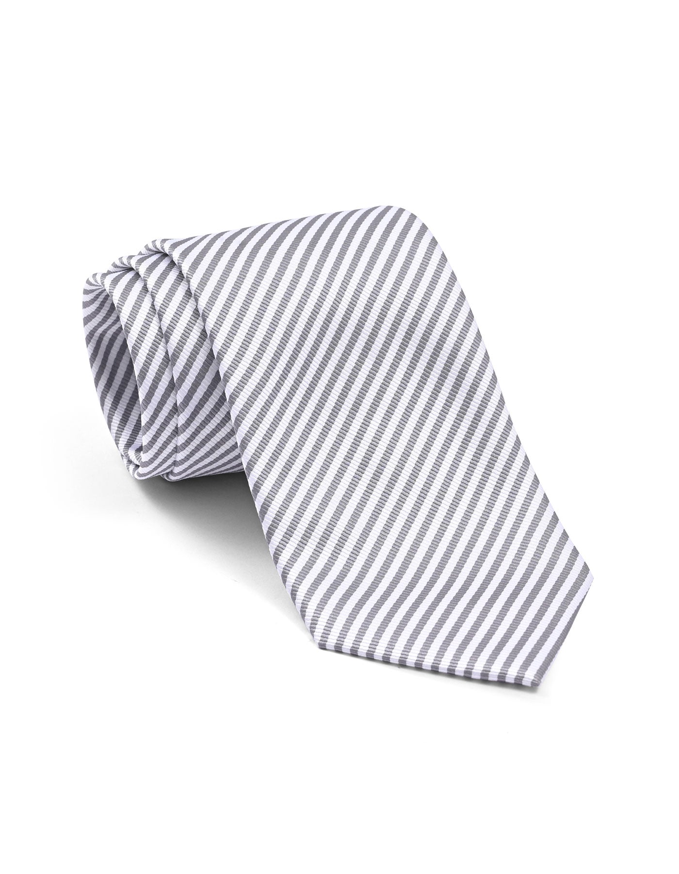 Grey Stripe Tie