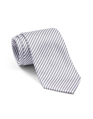 Grey Stripe Tie