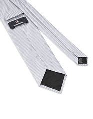 Silver Grey Stripe Tie