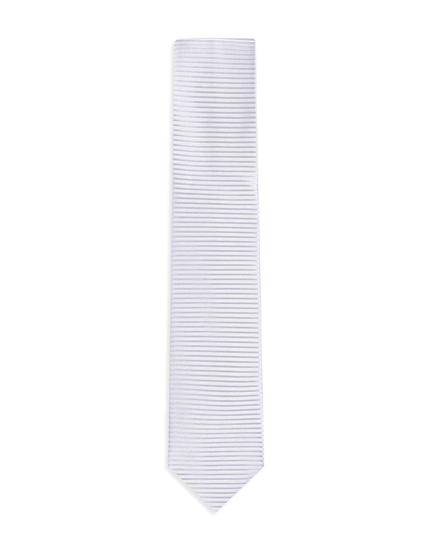 Silver Grey Stripe Tie