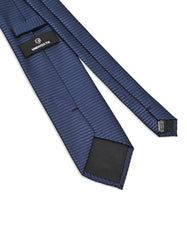 D Navy Stripe Tie