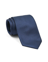 D Navy Stripe Tie