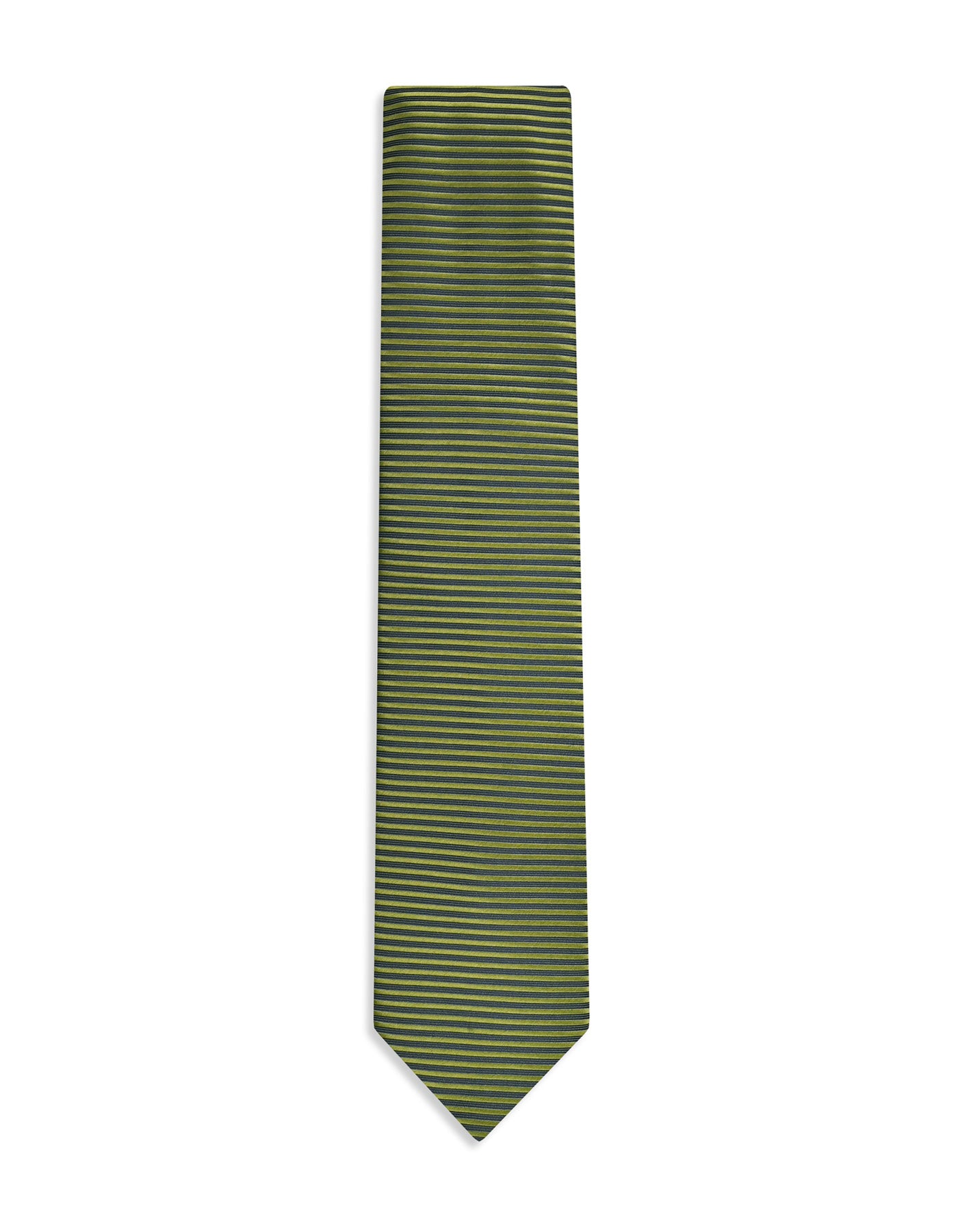 Olive Green Stripe Tie