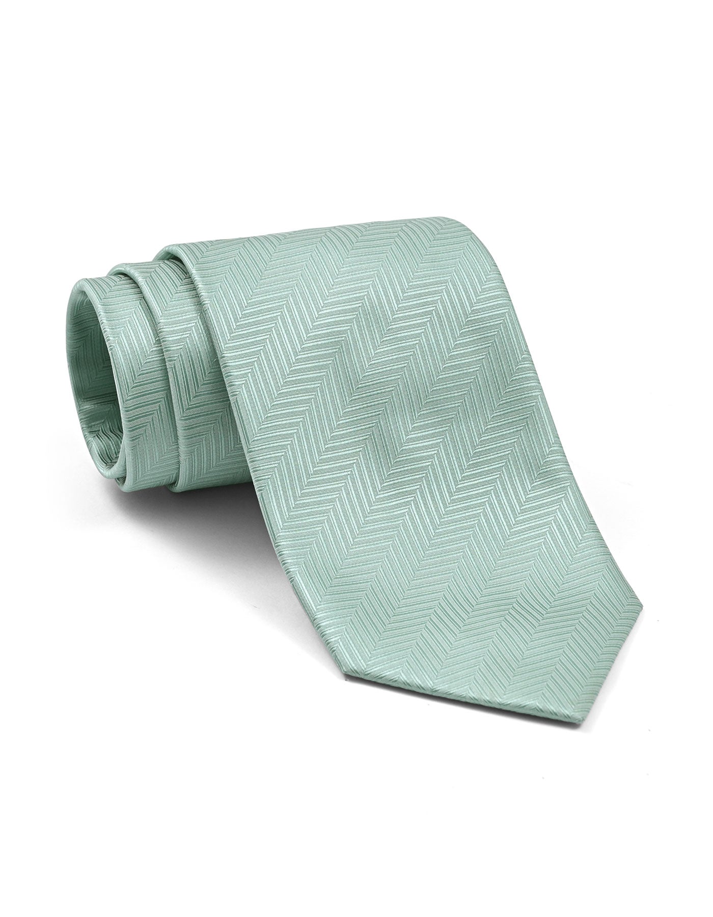 C Green Dotted Tie