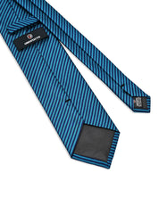 Teal Stripe Tie
