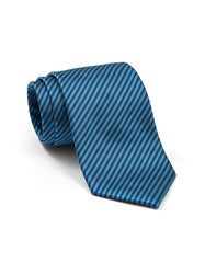 Teal Stripe Tie