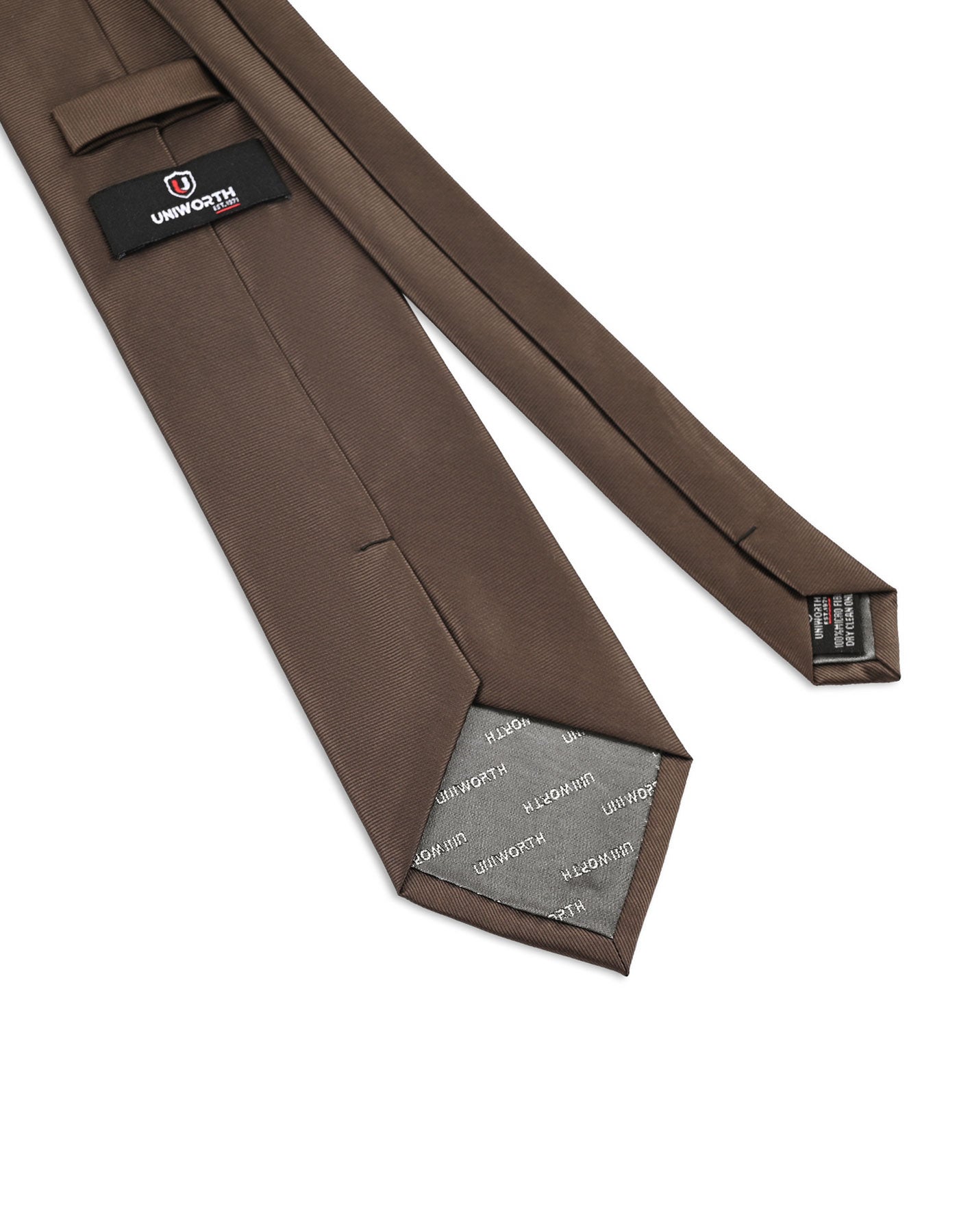 Coffee Self Plain Tie