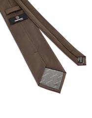 Coffee Self Plain Tie