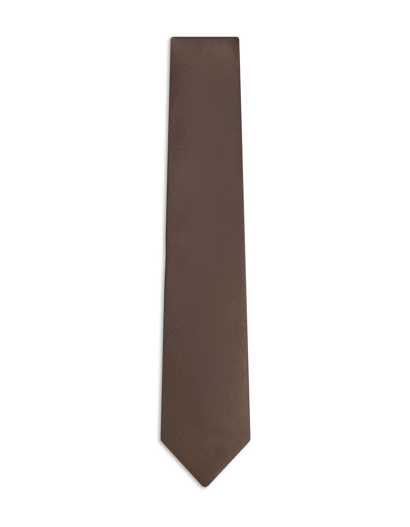 Coffee Self Plain Tie