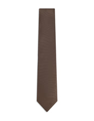 Coffee Self Plain Tie