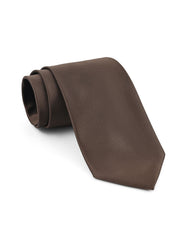 Coffee Self Plain Tie