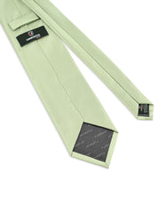Pistachio Green Self Plain Tie