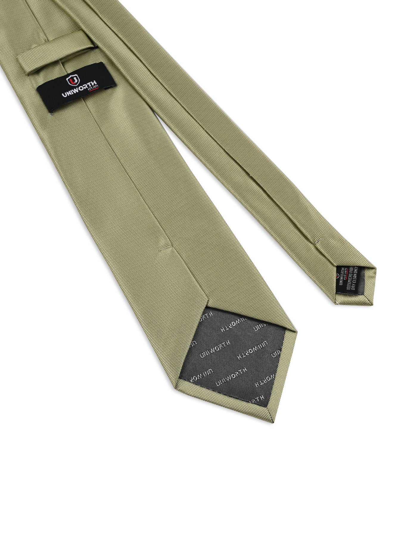 Lime Self Plain Tie