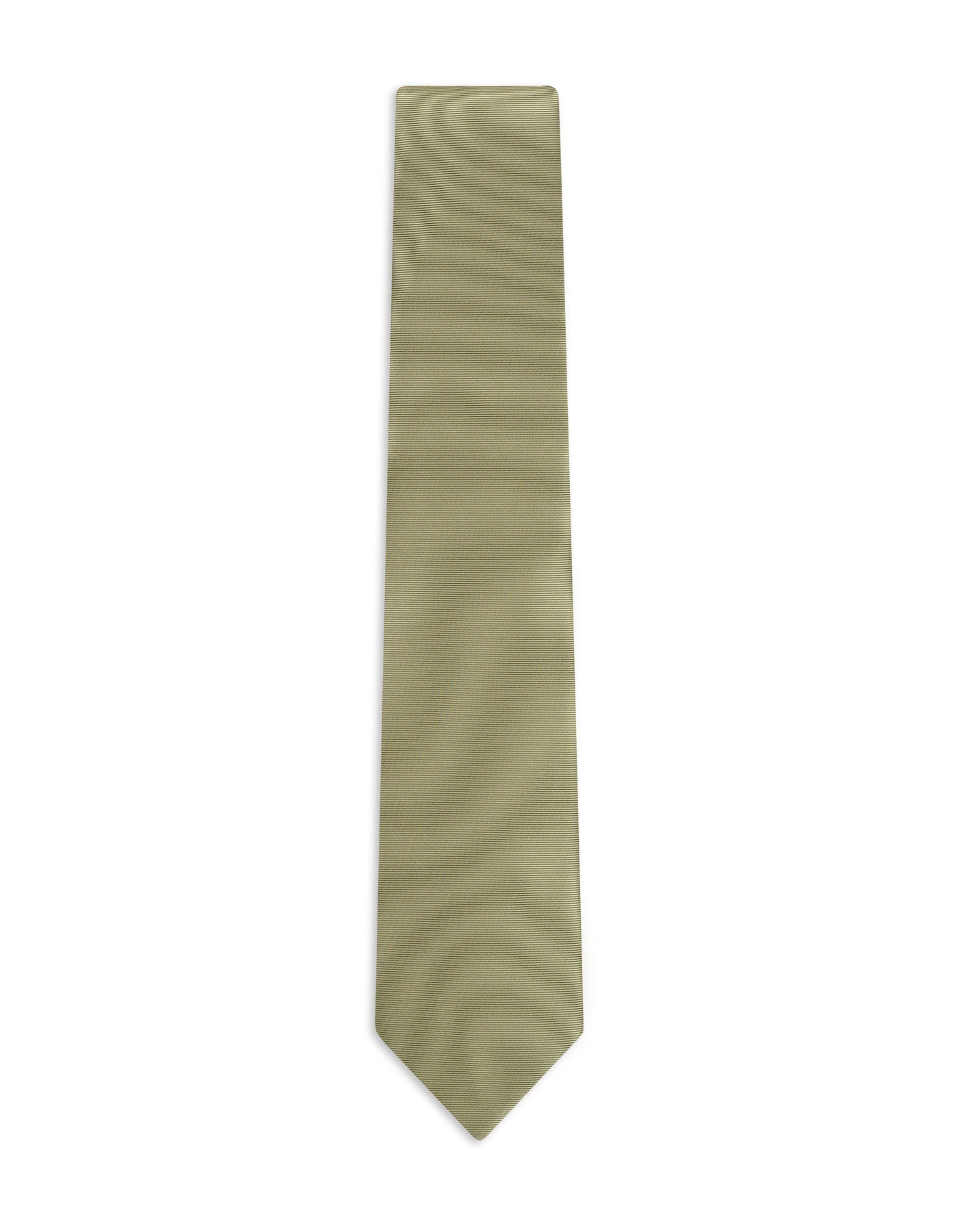 Lime Self Plain Tie